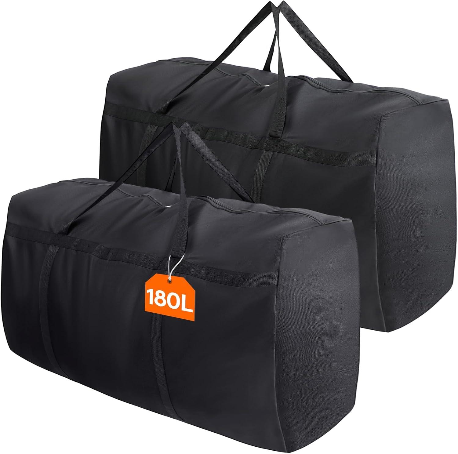 imageLifewit 120L Extra Large Storage Duffle Bag for Traveling Foldable Moving Bags with Zippers and Handles Heavy Duty Storage Bags Big Totes for Travel Camping Storage Bins with Lids for Luggage2