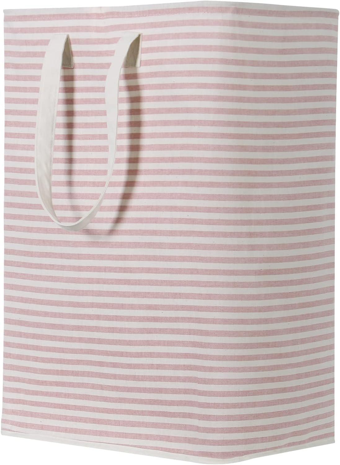 imageLifewit 2 Pack Laundry Hamper Large Collapsible Laundry Baskets Freestanding Waterproof Clothes Hamper with Easy Carry Handles in Laundry Room Bedroom Bathroom College Dorm for Adults Grey 2 x 80LPink