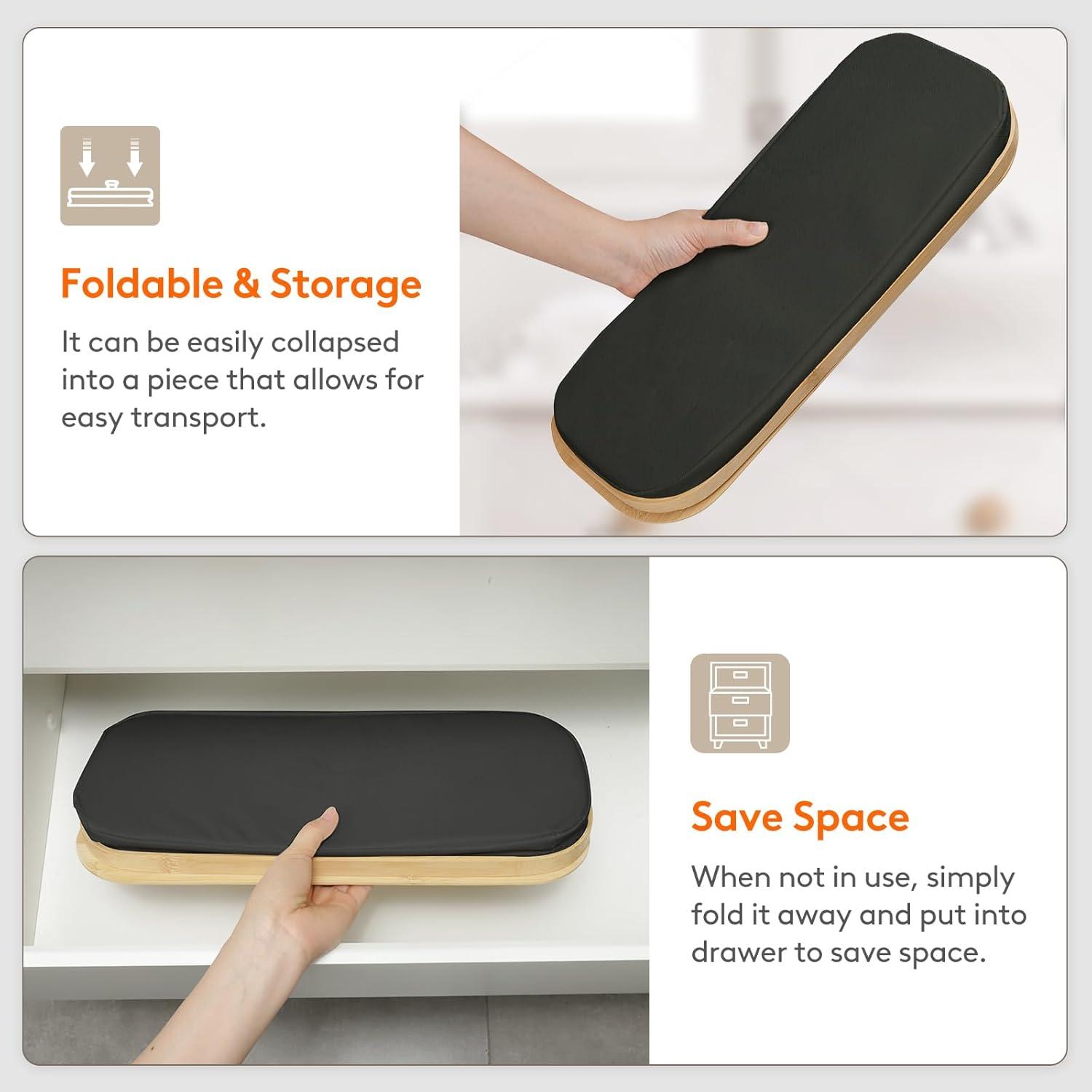 imageLifewit 30L Toilet Paper Storage Holder for 12 to 16 Rolls Free Standing Toilet Paper Basket Stand with Bamboo Lid Collapsible Fabric Bathroom Organizer Box for Mega Rolls Large WhiteBlack