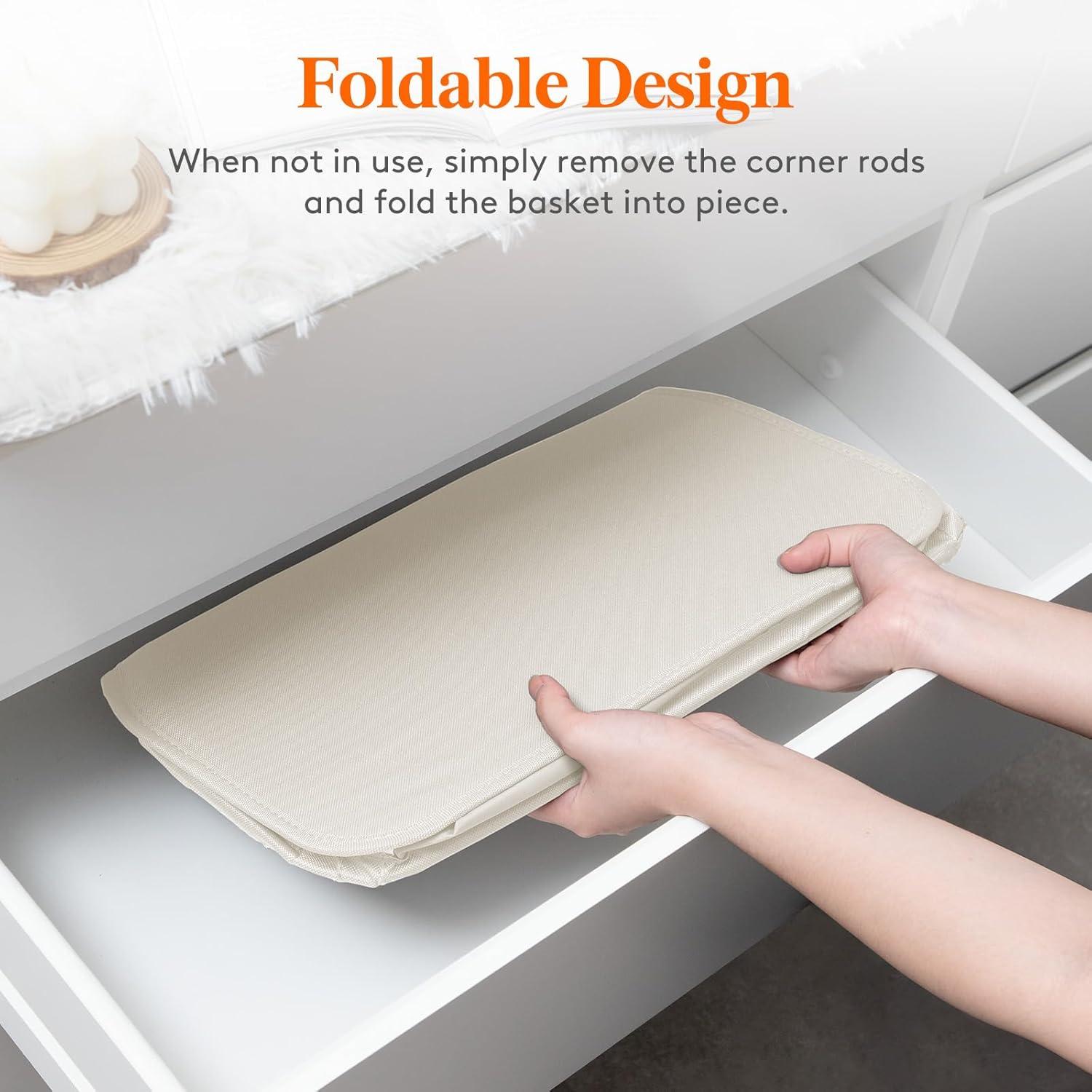 imageLifewit 65L Slim Laundry Hamper Small Laundry Basket with Lid Dirty Narrow Collapsible Clothes Storage with Easy Carry Extended Handles Tall Hampers for Bedroom Laundry Room White 1 PackWhite