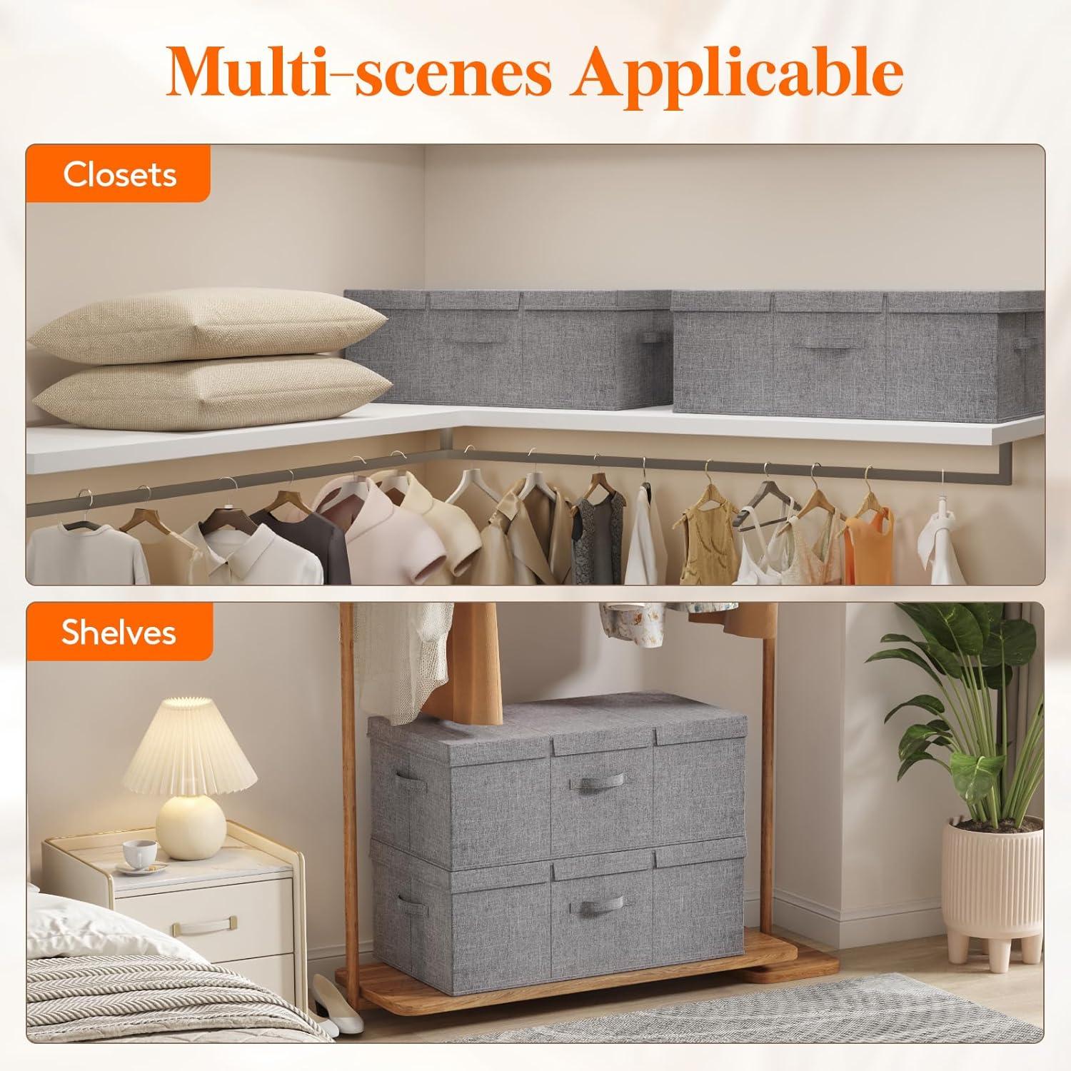 imageLifewit 80L Under Bed Storage Containers 98 Inch Tall Underbed Clothes Storage Organizer Bin with Sturdy Sidewalls Bottom 3 Lids Deep Storage Drawer for Clothes Shoes Blankets Pillows 2 Pack2