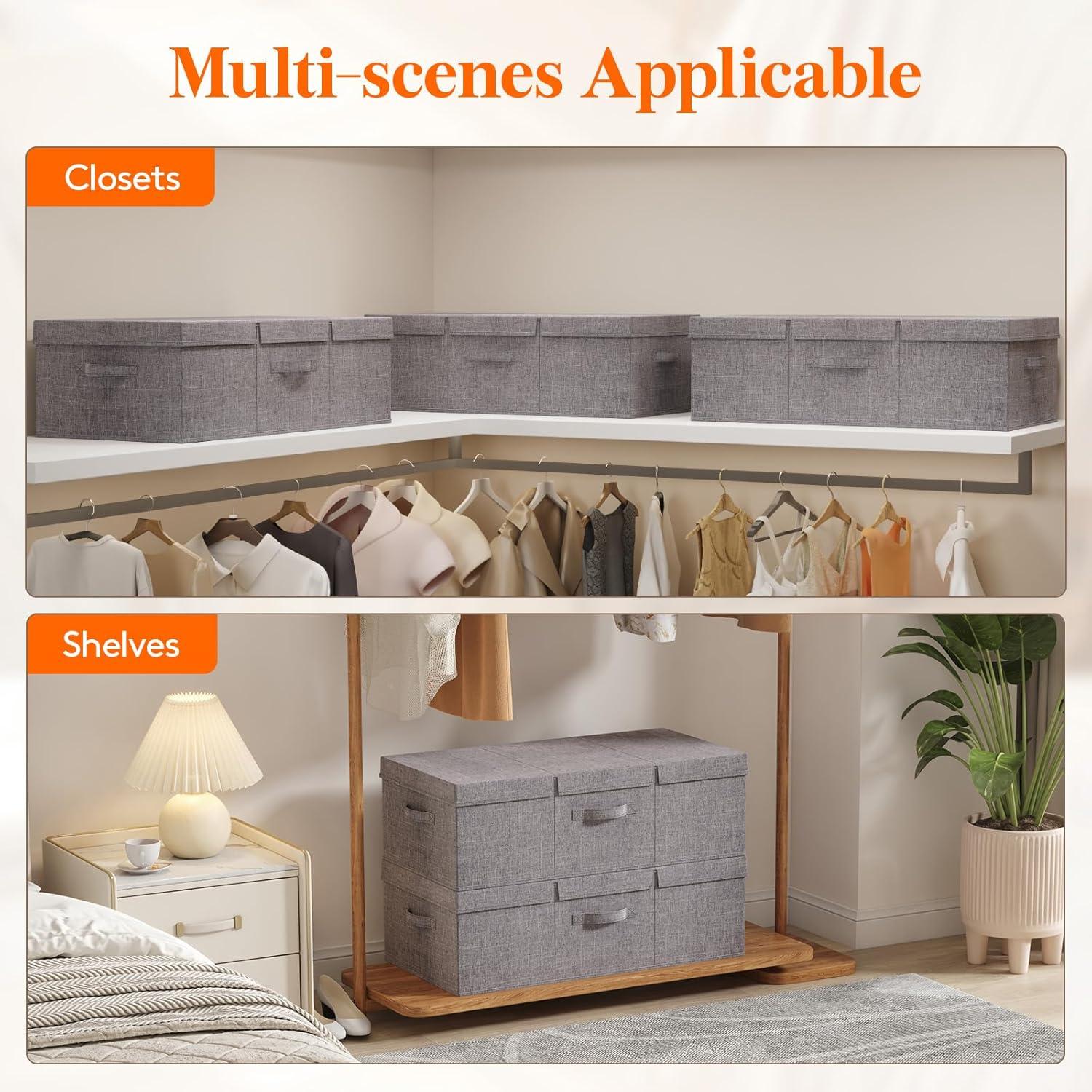 imageLifewit 80L Under Bed Storage Containers 98 Inch Tall Underbed Clothes Storage Organizer Bin with Sturdy Sidewalls Bottom 3 Lids Deep Storage Drawer for Clothes Shoes Blankets Pillows 2 Pack3