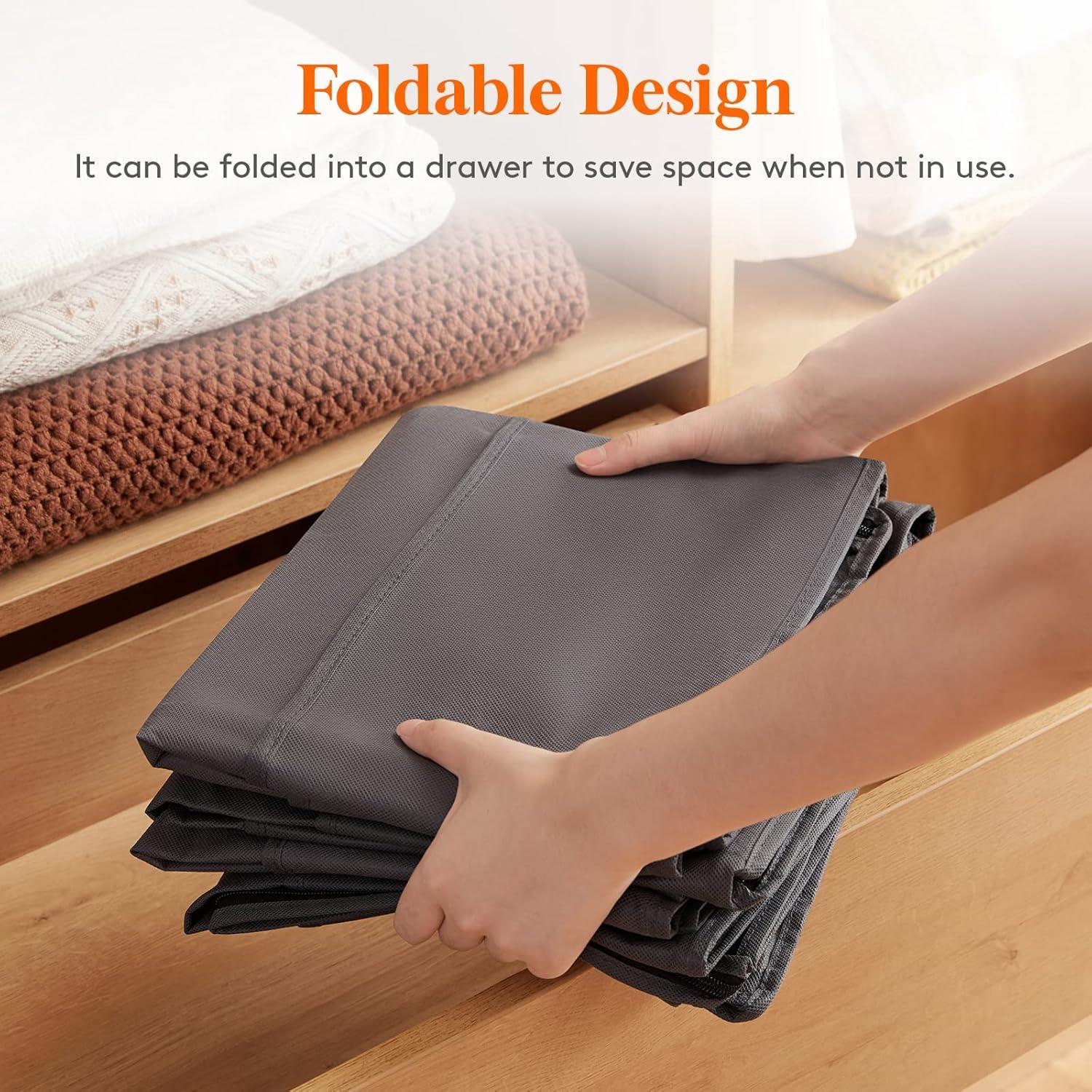 imageLifewit 90L 4 Pack Under Bed Storage Containers Large Capacity Blanket Storage Bags with Reinforced Handle Organization and Storage for Comforters Sheets Clothes Bedroom College Dorm GreyGray