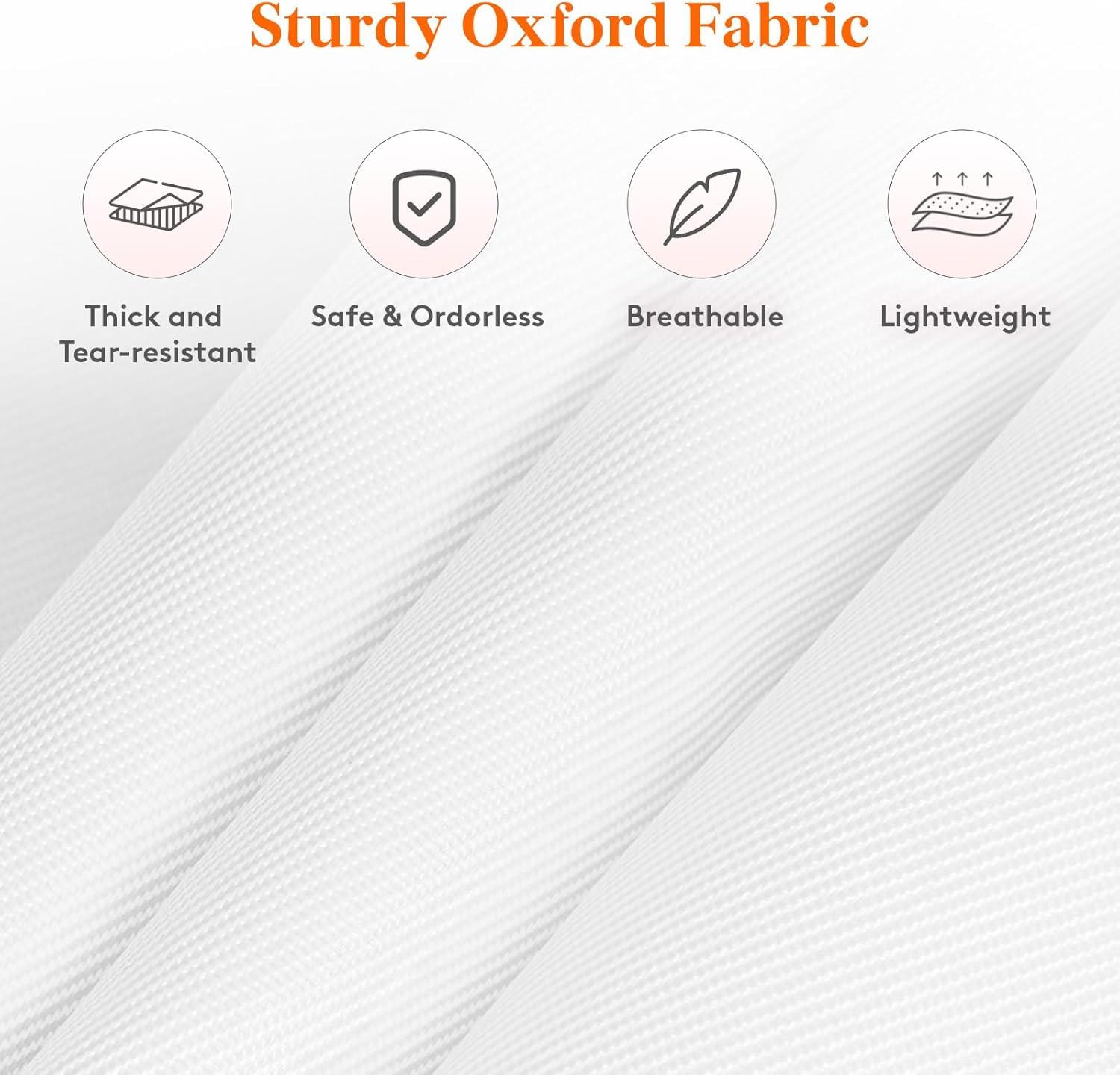 imageLifewit Stuffed Animal Storage for Door Up to 17quot Thick 1 Pack Over the Door Organizer with 5 Expandable Mesh Pockets Breathable Oxford Fabric Hanging Kid Plush Baby Toy Holder for Nursery WhiteWhite