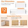 Lifewit 5 Pack Drawer Dividers Plastic 6″ High, 13.5-22″ Adjustable Drawer Organizers for Clothes, Expandable Dresser Separators in Bedroom/Bathroom/Kitchen/Fridge/Office Organization and Storage(12)