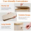 Lifewit 65L Slim Laundry Hamper with Lid, Narrow Laundry Basket with Removable Bag & Bamboo Handles, Fodable Thin Dirty Clothes Hamper for Laundry Collapsible Bin for Bathroom Bedroom Dorm, Dark Gray(Beige)