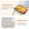 Lifewit Casserole Carrier for Hot or Cold Food, Insulated Casserole Baking Dish Bag Food Carrier, Lasagna Holder for Potluck/Parties/Picnic/Cookouts, Fits 9″x13″ Baking Dish, Grey(Gray)