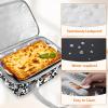 Lifewit Casserole Carrier for Hot or Cold Food, Insulated Casserole Baking Dish Bag Food Carrier, Lasagna Holder for Potluck/Parties/Picnic/Cookouts, Fits 9″x13″ Baking Dish, Grey(Black)