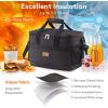 Lifewit Cooler Bag 30/50/60 Cans Collapsible and Insulated Large Lunch Bag Leakproof Soft Cooler Portable Tote for Camping/BBQ/Family Outdoor Activities(Black)