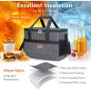 Lifewit Cooler Bag 30/50/60 Cans Collapsible and Insulated Large Lunch Bag Leakproof Soft Cooler Portable Tote for Camping/BBQ/Family Outdoor Activities(Dark Gray)
