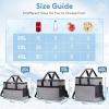 Lifewit Cooler Bag 30/50/60 Cans Collapsible and Insulated Large Lunch Bag Leakproof Soft Cooler Portable Tote for Camping/BBQ/Family Outdoor Activities(Gray)