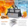Lifewit Cooler Bag 30/50/60 Cans Collapsible and Insulated Large Lunch Bag Leakproof Soft Cooler Portable Tote for Camping/BBQ/Family Outdoor Activities(Gray)