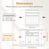 Lifewit Expandable Silverware Drawer Organizer, 16.7 inches Deep Adjustable Utensil Cutlery Tray for kitchen, Plastic Flatware Spoon Fork Knives Holder Storage Divider, 7 Compartment, 1 Pack, White(White)