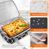 Lifewit Insulated Casserole Carrier for Hot or Cold Food, Casserole Dish Bag Carrying Case, Lasagna Lugger Holder for Potluck/Parties/Picnic/Cookouts, Fits 9″x13″ Baking Dish, Grey(Black)