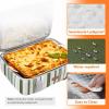 Lifewit Insulated Casserole Carrier for Hot or Cold Food, Casserole Dish Carrying Case, Lasagna Holder for Potluck Parties/Picnic/Cookouts, Fits 9″x13″ Baking Dish, Grey(Dark Green)