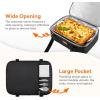 Lifewit Insulated Casserole Carrier for Hot or Cold Food, Casserole Dish Carrying Case, Lasagna Holder for Potluck Parties/Picnic/Cookouts, Fits 9″x13″ Baking Dish, Grey(Black)