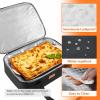 Lifewit Insulated Casserole Carrier for Hot or Cold Food, Casserole Dish Carrying Case, Lasagna Holder for Potluck Parties/Picnic/Cookouts, Fits 9″x13″ Baking Dish, Grey(Black)