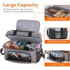 Lifewit Insulated Cooler Bag, 32/48 Can Large Leakproof Beach Cooler, Lightweight Portable Double Layer Soft-Sided Travel Ice Chest for Camping, Kayaking, Road Trips, Grocery Shopping(Gray)