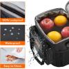 Lifewit Medium Lunch Bag Insulated Lunch Box Soft Cooler Cooling Tote for Adult Men Women, Dark Gray 12-Can (9L)(Black)