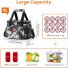 Lifewit Medium Lunch Bag Insulated Lunch Box Soft Cooler Cooling Tote for Adult Men Women, Dark Gray 12-Can (9L)(Camouflage)