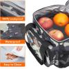 Lifewit Medium Lunch Bag Insulated Lunch Box Soft Cooler Cooling Tote for Adult Men Women, Dark Gray 12-Can (9L)(Camouflage)