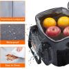 Lifewit Medium Lunch Bag Insulated Lunch Box Soft Cooler Cooling Tote for Adult Men Women, Dark Gray 12-Can (9L)(Dark Gray)