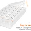 Lifewit Monthly Pill Organizer, 28 Day Pill Box, 4 Weeks One Month Pill Cases, Large Compartments Medicine Organizer for Vitamins, Fish Oils, Supplements(Clear)