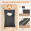 Lifewit Over Door Laundry Hamper, Large Collapsible Hanging Laundry Hamper, Hanging Laundry Basket Bag for Bathroom Bedroom Dirty Clothes Storage Organizer, Light Gray(Dark Gray)