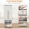 Lifewit Rice Dispenser 25 Lbs(11.3kg), Rice Storage Container Sealed Moisture Proof with Measuring Cup for Kitchen Pantry Household, BPA-Free, 1 Pack(Light Grey)