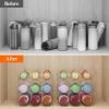 Lifewit Stackable Water Bottle Organizer for Cabinet, Plastic Bottle Holder Fits Bottles & Tumblers up to 3.8″ Diameter, Pantry, Countertop & Fridge, Holds 6 Bottles(9-bottle)