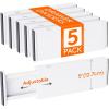 Lifewit 5 Pack Drawer Dividers Plastic 6″ High, 13.5-22″ Adjustable Drawer Organizers for Clothes, Expandable Dresser Separators in Bedroom/Bathroom/Kitchen/Fridge/Office Organization and Storage(5)