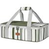 Lifewit Insulated Casserole Carrier for Hot or Cold Food, Casserole Dish Carrying Case, Lasagna Holder for Potluck Parties/Picnic/Cookouts, Fits 9″x13″ Baking Dish, Grey(Dark Green)
