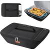 imageLifewit Insulated Casserole Carrier for Hot or Cold Food Thermal Lasagna Lugger Tote Casserole Dish Carrier for Potluck Parties Picnic Fits 9quotx13quot Baking Dish GrayBlack