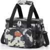 Lifewit Medium Lunch Bag Insulated Lunch Box Soft Cooler Cooling Tote for Adult Men Women, Dark Gray 12-Can (9L)(Camouflage)