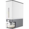 Lifewit Rice Dispenser 25 Lbs(11.3kg), Rice Storage Container Sealed Moisture Proof with Measuring Cup for Kitchen Pantry Household, BPA-Free, 1 Pack(Light Grey)