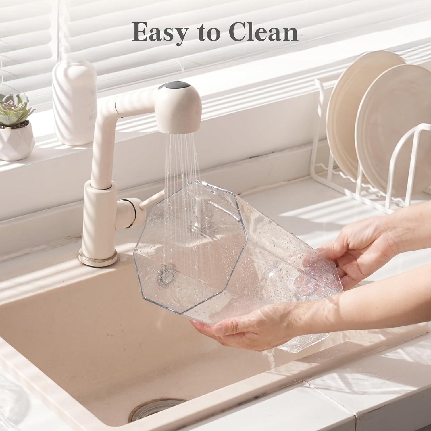imageLifewit 1 Gallon Plastic Drink Dispenser for Parties Clear Beverage Container for JuiceTeaSoda Drink Pitcher with Leakproof Spigot BPA Free Lemonade Stand Supplies2