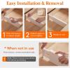 Lifewit Clear Drawer Dividers Adjustable Clothes Drawer Organizers, Expandable Drawer Separators, 5 Pack, 4″ High/11-17 Long(Beige)