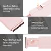 Lifewit Clear Drawer Dividers Adjustable Clothes Drawer Organizers, Expandable Drawer Separators, 5 Pack, 4″ High/11-17 Long(Pink)