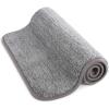 Lifewit Door Mat Water Absorbent Low Profile Machine Washable Doormat for Indoor Non Slip Rubber Entrance Rug Dirt Trapper Mats Shoes Scraper for Entry, Patio, Porch, Front Door, 35″” x 24″”, Grey(Grey)