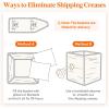 Lifewit 6 Pack Storage Cubes, 11 Inch Cotton Rope Woven Baskets, Foldable Decorative Cube Storage Bins, Hand Storage Box for Organizing Home Organizers with Handles for Shelves, Closet, White & Brown(White)