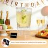 Lifewit 2 Gallon Drink Dispenser for Parties 2 Pcs, Large Plastic Beverage Container for Juice/Tea/Soda with Stand & Ice Core, Clear Lemonade Dispenser with Spigot, BPA Free Water Pitcher for Hosting(1)