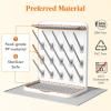 Lifewit Baby Bottle Drying Rack with 10 Hooks, Vertical Rack Dryer with Removable Pacifiers Box, Drip Tray, Space Saving Countertop Holder Organizer for Weighted Straws, Pump Parts(with Drain Mat)
