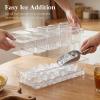 Lifewit Chilled Condiment Containers with Lids, Plastic Taco Bar Serving Set for Party with 5 Containers, Ice Garnish Tray for Mimosa Bar Supplies, Clear Serving Platter for Fruit, Salad, Snack(2)