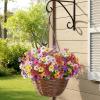 Lifewit Artificial Flowers for Outdoors, 12 Bundles Plastic Fake Flowers Daisy for Home Garden Decor, Faux Plants for Spring Summer Porch, Window Box, Vase Decoration(4 Mix Color)(6 Mix Color)