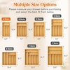 Lifewit Silverware Drawer Organizer, Expandable Utensil Tray for Kitchen, Flatware and Cutlery Holder, Wood Adjustable Storage for Spoons Forks Knives, 10.2-18.1 x 16.7, Natural(Natural)