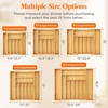 Lifewit Silverware Drawer Organizer, Expandable Utensil Tray for Kitchen, Flatware and Cutlery Holder, Wood Adjustable Storage for Spoons Forks Knives, 10.2-18.1 x 16.7, Natural(Natural & Black)