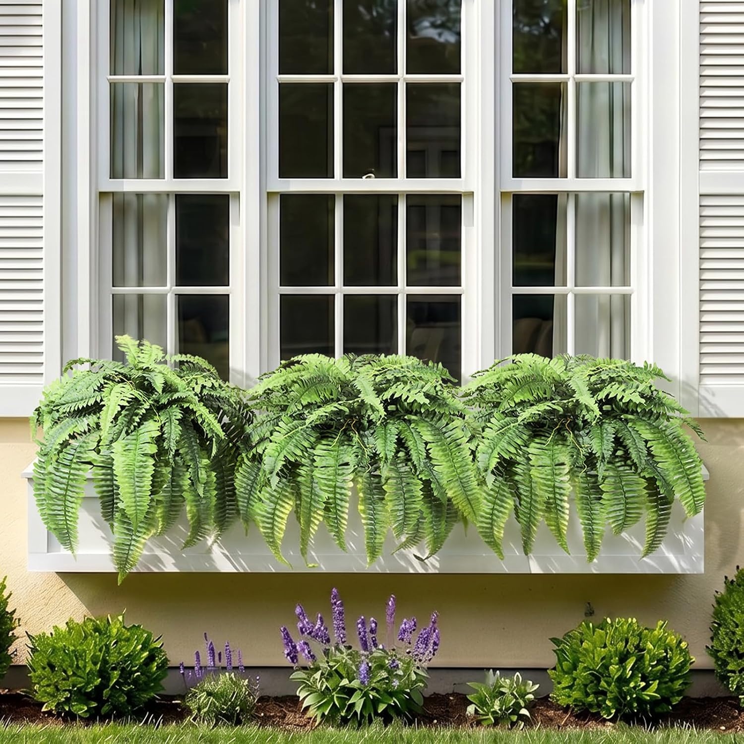 image:imageLifewit Artificial Fern Bush Faux Fern Plant with 96 Large Fern Fronds51 96 Fronds