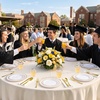 Lifewit 350PCS Gold Plastic Pre-Wrapped Tableware Sets for 50 Guests(Gold)