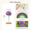 Lifewit Fall Artificial Flowers for Outdoor, Faux Flowers for Garden Decor(Purple)