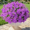 Lifewit Fall Artificial Flowers for Outdoor, Faux Flowers for Garden Decor(Purple)